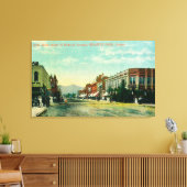 Zuidelijk Uitzicht van de Zesde Straat van Railroa Canvas Afdruk (Insitu (Woonkamer))