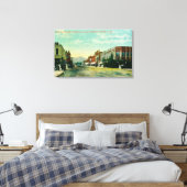 Zuidelijk Uitzicht van de Zesde Straat van Railroa Canvas Afdruk (Insitu (Slaapkamer))