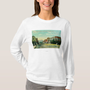 Zuidelijk Uitzicht van de Zesde Straat van Railroa T-shirt