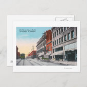 Zuidelijk Uitzicht van Elk Street Briefkaart (Voorkant / Achterkant)