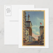 Zuidelijk Uitzicht van First Street Briefkaart (Voorkant / Achterkant)