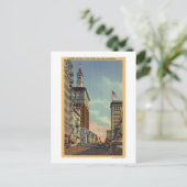 Zuidelijk Uitzicht van First Street Briefkaart (Staand voorkant)