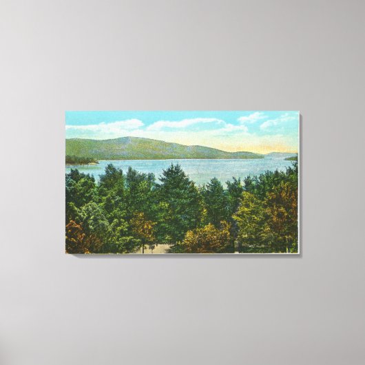 Zuidelijk Uitzicht van het meer Canvas Afdruk (Voorkant)