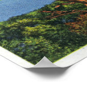 Zuidelijk Uitzicht van het meer van Split Rock Lig Poster (Hoek)