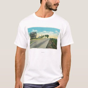 Zuidelijk Uitzicht van het slagveld van Saratoga T-shirt