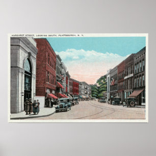 Zuidelijk Uitzicht van Margaret Street Poster