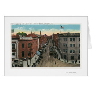 Zuidelijk Uitzicht van Union Square en Lissabon St