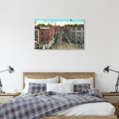 Zuidelijk Uitzicht van Union Square en Lissabon St Canvas Afdruk (Insitu (Slaapkamer))