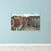 Zuidelijk Uitzicht van Union Square en Lissabon St Canvas Afdruk (Insitu (Houten vloer))
