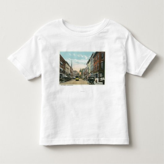 Zuidelijk Uitzicht van Wall Street Kinder Shirts (Voorkant)