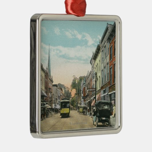 Zuidelijk Uitzicht van Wall Street Metalen Ornament (Rechts)