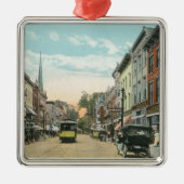 Zuidelijk Uitzicht van Wall Street Metalen Ornament (Voorkant)