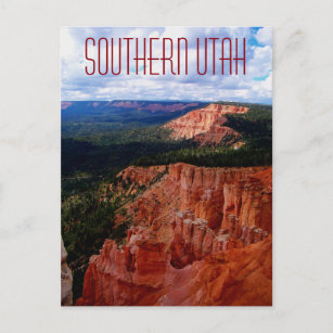 Zuidelijk Utah-Briefkaart bij Bryce Canyon Zion Briefkaart