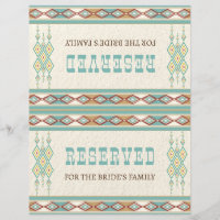 Zuidelijk western boho-stambord voor bruiloft