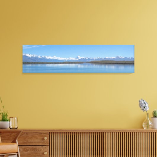 Zuidelijke Alpen, Nieuw-Zeeland Canvas Afdruk (Insitu (Woonkamer))