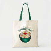 Zuidelijke Ambrosia Coconut Marshmallow Fruitsalad Tote Bag (Voorkant)
