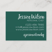 Zuidelijke Ambrosia Coconut Marshmallow Fruitsalad Visitekaartje (Achterkant)