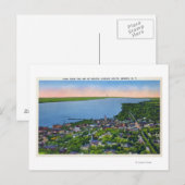 Zuidelijke antenne van de stad briefkaart (Voorkant / Achterkant)
