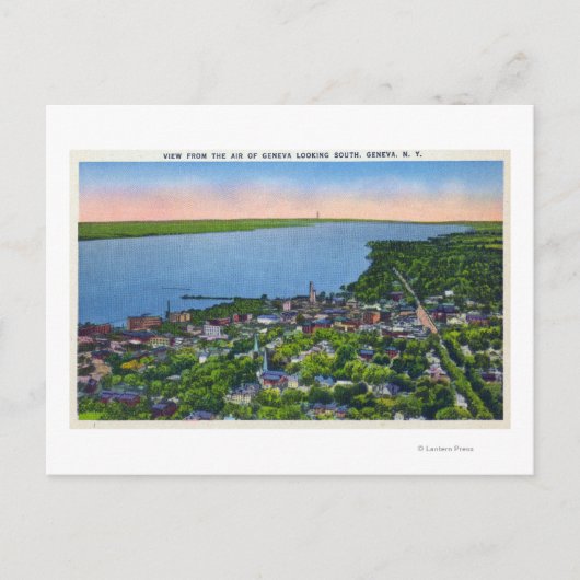 Zuidelijke antenne van de stad briefkaart (Voorkant)