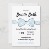 Zuidelijke baby jongen Bowtie Bash Uitnodiging (Voorkant)