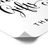 Zuidelijke Belle Calligrafie-Kaarten en cadeaubonb Poster (Hoek)