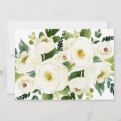 Zuidelijke Belle Calligrafie | Verlenging van Flor Kaart (Achterkant)