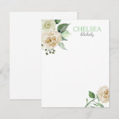 Zuidelijke Bloemen Notitiekaartje (Voorkant / Achterkant)