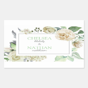 Zuidelijke Bloemen Rechthoekige Sticker