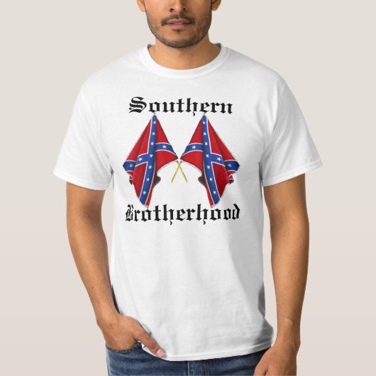 Zuidelijke broederschapvlaggen t-shirt (Voorkant)