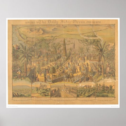 Zuidelijke CA. Citrus Fair, Chicago, IL. (0283A) Poster (Voorkant)