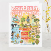 Zuidelijke Californische blanco Kaart (Gele Bloem)