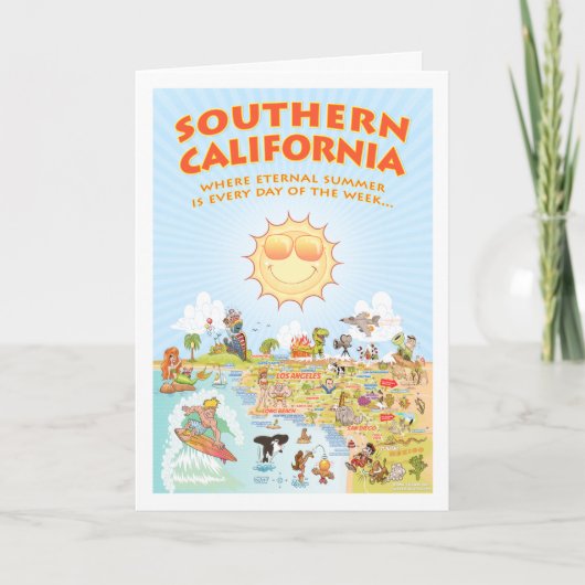 Zuidelijke Californische Kaart (Voorkant)