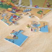 Zuidelijke Californische kaart Legpuzzel (Zijkant)