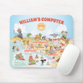  Zuidelijke Californische Muismat van de Cartoon (Met muis)