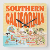 Zuidelijke Californische muur klok (Voorkant)