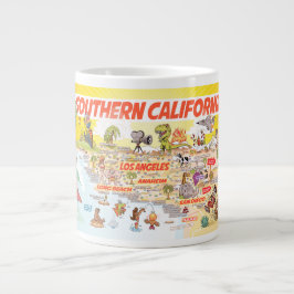 Zuidelijke Californische Souvenir-Mok Grote Koffiekop