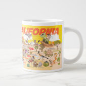Zuidelijke Californische Souvenir-Mok Grote Koffiekop (Rechts)
