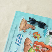 Zuidelijke Californische strand Strandlaken (In situ)