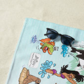 Zuidelijke Californische strand Strandlaken (In situ)