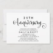 Zuidelijke Calligrafie | Jubileum van Floral Weddi Kaart (Voorkant)