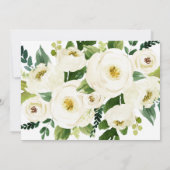 Zuidelijke Calligrafie | Jubileum van Floral Weddi Kaart (Achterkant)