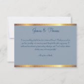 Zuidelijke Charm, Bridesmaid Hartelijk dank Bedankkaart (Achterkant)