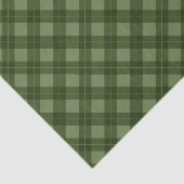 zuidelijke charme | Green Plaid Holiday Tissuepapier (Detail)
