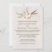 Zuidelijke Cotton Wedding Invitations Kaart (Voorkant)