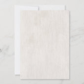 Zuidelijke Cotton Wedding Invitations Kaart (Achterkant)