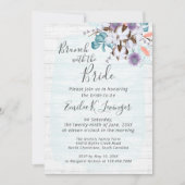 Zuidelijke Country Cotton Bruidsdouche Bruidsontbi Kaart (Voorkant)