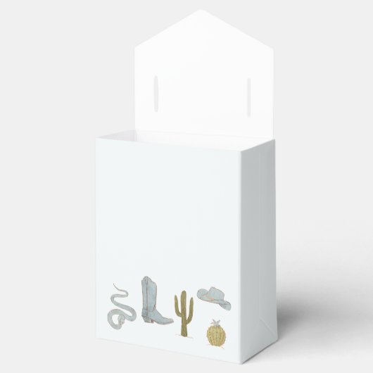 Zuidelijke Cowboy Birthday Party Bedankdoosjes (Geopend)