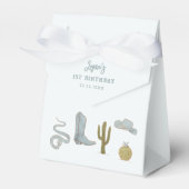 Zuidelijke Cowboy Birthday Party Bedankdoosjes (Voorkant Zijde)