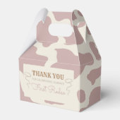 Zuidelijke Cowgirl Birthday Party Favor Box Bedankdoosjes (Voorkant Zijde)