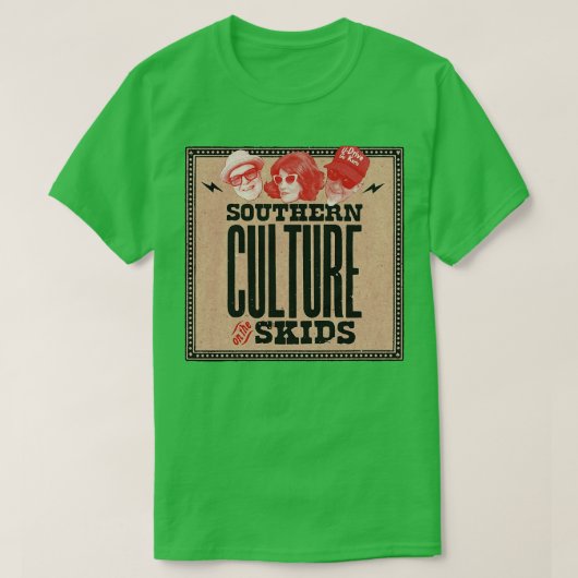 Zuidelijke Cultuur op de Skids Bliksem T-shirt (Design voorkant)